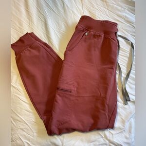 Figs Mauve Zamora Jogger Scrub Pant, size regular S